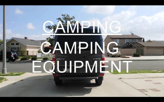 Let me show you all our camping gear.