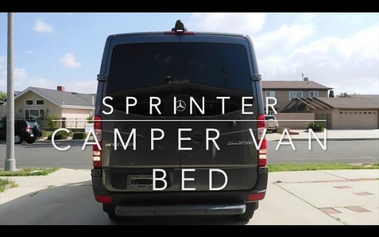 Bed for camper van