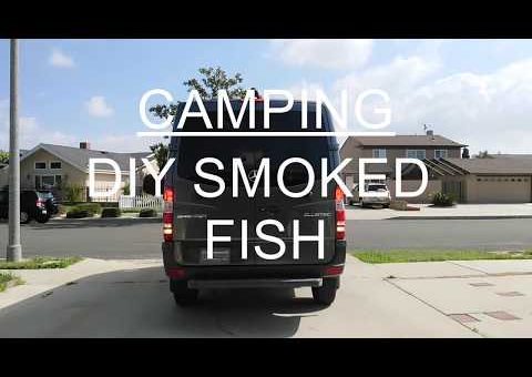 We made smoked fish with DIY smoker.